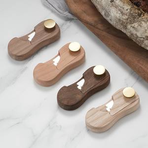 سكين شق الخبز من خشب الجوز لتقطيع الخبز الدنماركي والباغيت، أداة للمطبخ لصنع العجين وأدوات الخبز والمعجنات - Product Image 1