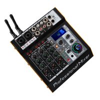 Amplificateur de puissance audio Xtuga LMX6 99 DSP 60w*2 avec 2 microphones sans fil portatifs