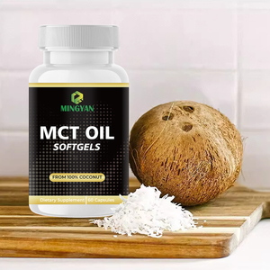 Capsules de supplément énergétique en gélules molles d'huile MCT à l'extrait de noix de coco biologique végétalien, vente en gros OEM - Product Image 4