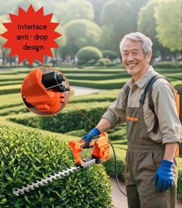 Nouvelle taille-<span class=keywords><strong>haie</strong></span> sans fil à double lame industrielle 2025 avec moteur sans balais, batterie au lithium 24V, capacité de coupe de 400 mm, rapide - Product Image 3