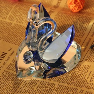 Recuerdo romántico de boda cristal transparente <span class=keywords><strong>pareja</strong></span> Cisne regalos - Product Image 2