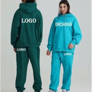 Pantalon de jogging décontracté unisexe en polaire épaisse 400G pour homme, avec cordon de serrage, coupe ample, personnalisable, style cargo, collection Hiver 2026 - Product Image 1