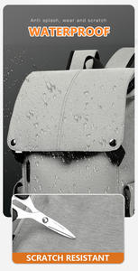 Sac à dos pour ordinateur portable imperméable personnalisé, multifonctionnel, avec chargement USB, sac à bandoulière intelligent pour affaires, sac à dos Mochila, insert pour ordinateur - Product Image 4