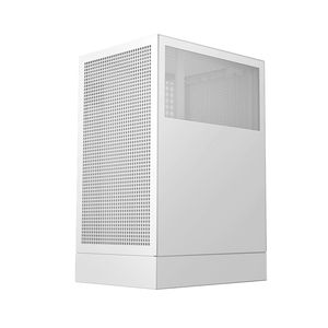 Chasis Kyushu Fengshen CH160 MicroATX de Torre Media, Aleación de Aluminio, con Manija/Pantalla Digital de 170, Ventilación de Malla Negra/Blanca, en Stock - Product Image 4