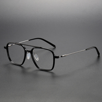 8658 Offre Spéciale italien Design carré lunettes personnalisé à la mode hommes lunettes cadre lunettes cadres haute qualité cadre optique