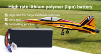 Lipo Drone Batterie 12S 44.4V 8000mAh 10000mAh 16000mAh 22000mAh 25C 100C FPV UAV Drone XT60 XT90 Connecteur