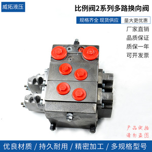 Vanne proportionnelle série 2, distributeur d'huile hydraulique multi-directionnel à haut débit, commande électrique - Product Image 4