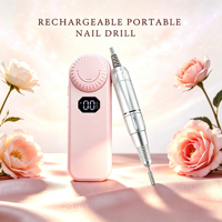 Machine à ongles sans fil sans balais 45000 tr/min, 2000 mAh, rechargeable par USB, portable, professionnelle, populaire pour la manucure et la pédicure