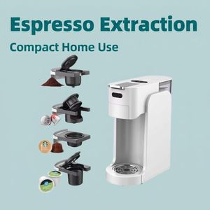 <span class=keywords><strong>Cafetera</strong></span> Eléctrica 4 en 1 Multi-cápsula, <span class=keywords><strong>Cafetera</strong></span> Espresso Totalmente Automática, Compacta, para Cápsulas y Café Molido - Product Image 4