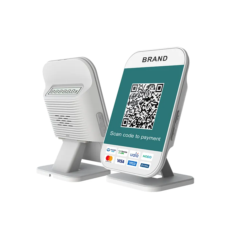 QR codice statico Soundbox con pagamento in tempo reale notifica con display digitale per pagamento cashless