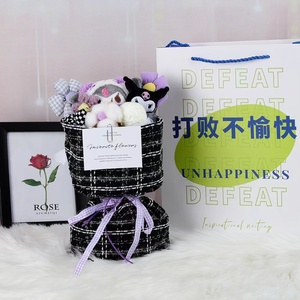 2025 थोक स्नातक की माँ का उपहार गुलाब भालू गुलदस्ता गुड़िया गुड़िया के लिए सुंदर प्लश खिलौना - Product Image 4