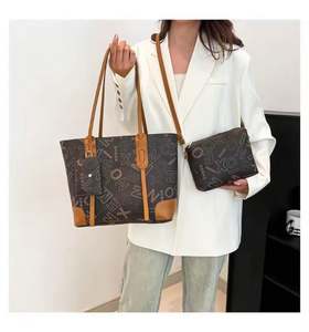Fashion High Quality Large Capacity Women <b>Tote</b> <b>Bag</b> Pu Leather Lady Shoulder <b>Bag</b> Wholesale Women's Handbags - Product Image 3