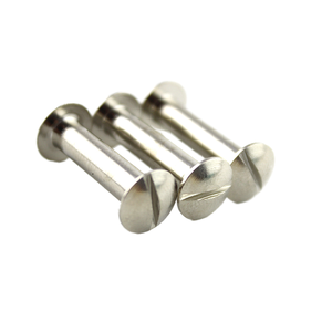 Vis de reliure Chicago personnalisées, à tête cylindrique, à embase cruciforme, en acier zingué, pour la reliure de livres (en pouces) - Product Image 4