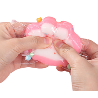 Patte de chat Tpr fait à la main doux pincement jouet à presser Squishy Mochi moelleux extensible floqué pied patte rebond Squishy décompression jouets