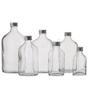 Flacon plat personnalisé boisson vin glace <span class=keywords><strong>café</strong></span> infusé à froid bouteille en verre avec couvercles - Product Image 5