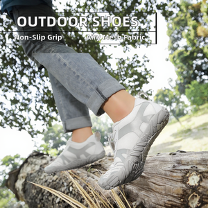 Chaussures de sport multifonctionnelles pour hommes et femmes, chaussures de sport d'extérieur, été, légères, respirantes, doublure en maille, antidérapantes, en caoutchouc - Product Image 2