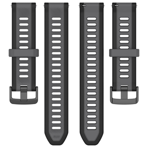 สายนาฬิกาข้อมือซิลิโคนขนาด 18 มม. 20 มม. 22 มม. สำหรับ Garmin Forerunner 165/245/645/ Music Venu 2/SQ2/<span class=keywords><strong>Vivoactive</strong></span> 5/<span class=keywords><strong>4</strong></span>/3 - Product Image 3