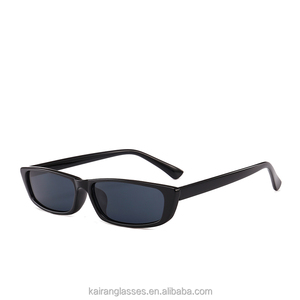 Hot Selling 7058 Rectangle Women <b>Small</b> <b>PC</b> Frame Acrylic Lenses Sunglasses - Product Image 1