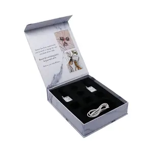Personalizado branco embalagem caixa de cuidados com as unhas unhas de gel polonês fornecedores caixa de papelão