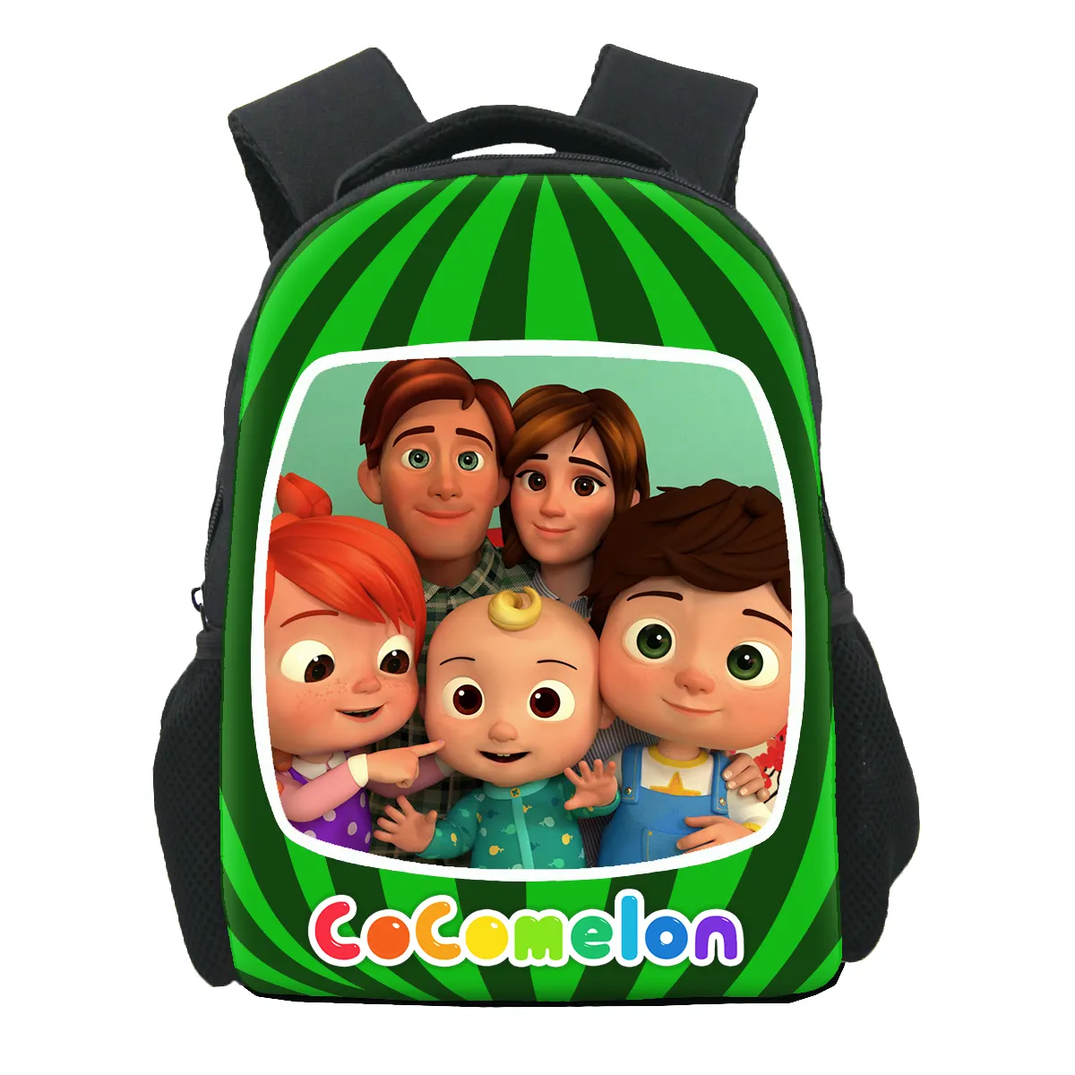 Mochila escolar Cocomelo N para crianças, mochila escolar personalizada com nome pessoal ou foto, bolsa de desenho animada por atacado