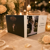 Carte de vœux vidéo personnalisée avec écran LCD, carte vidéo musicale personnalisée pour mariage, anniversaire, Noël, cadeau OEM