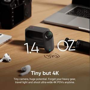 Cámara Mini Insta360 Go 3S 4K con Pantalla de 2.2 Pulgadas y Wifi para Vlogging y Uso con Manos Libres - Product Image 2