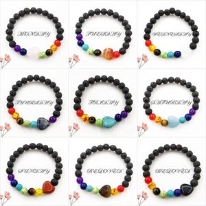 Bracelet en pierre naturelle avec perles de verre colorées pour la concentration et la clarté, bijoux professionnels à marque privée, réduction sur les achats en gros - Product Image 3