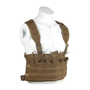 Gilet tactique multi-usages respirant en maille pour homme TV08 Sports, couleur kaki, marron, vert, été - Product Image 2