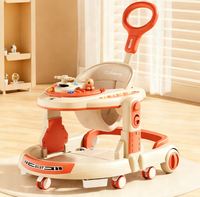 2025 nouveau modèle en plastique marcheur Anti-O-jambe Anti-renversement bébé pousser trois-en-un enfants marche multi-fonction pliable 20KG charge