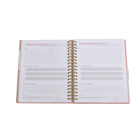 Agendas 2027 OEM de Nuevo Diseño, Buena Calidad, Tapa Dura, Espiral, Laminación de Película, Impresión Offset, Libretas Personalizadas A4 A5