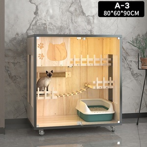 บ้านวิลล่าไม้สุดหรูสำหรับสัตว์เลี้ยงรุ่นใหม่ล่าสุด - Product Image 2