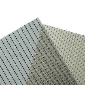 <b>Polycarbonate</b> Sun Panel 5mm Double Layer Hollow Transparent Heat Insulating For Weddings - Product Image 2