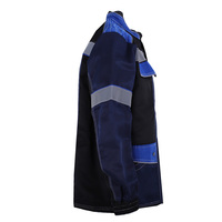 Veste de travail en toile pour homme personnalisable, design assorti de couleur, manches amovibles, caractéristiques de sécurité, utilisation multifonctionnelle, certifiée EN
