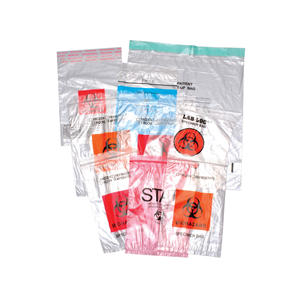 Biohazard-Probe 6x10 Zoll/15,2x24,2 cm Gefrier-Kühl-Druck verschluss oben Benutzer definiertes Logo Druck labor Proben lagerung - Product Image 6