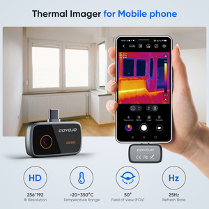 กล้องถ่ายภาพความร้อน 256x192 25Hz กล้องถ่ายภาพความร้อนสำหรับโทรศัพท์มือถือสำหรับการตรวจสอบอุตสาหกรรม การวินิจฉัยอาคาร IOS Android GW340 - Product Image 6