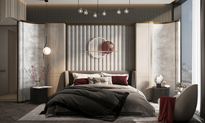 Ensembles de meubles en bois sur mesure pour chambres d'hôtel cinq étoiles de luxe, style design moderne pour appartements et villas - Fabriqué en Chine - Product Image 2