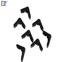 Connecteur d'angle en plastique, insert d'angle, pièce d'angle pour barre d'espacement en aluminium, verre isolant IGU, double vitrage