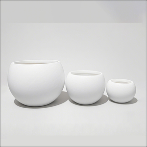 Macetas Modernas Grandes de Cerámica Blanca, Florero Decorativo para Interiores, Macetero de Piso para Sala de Estar, Decoración de Lujo para el Hogar - Product Image 5