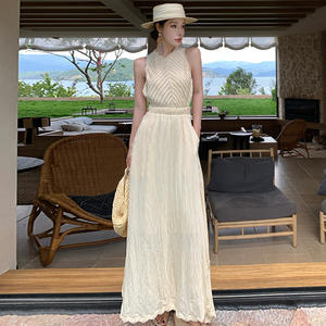 Collection 2026 : Robe de Luxe Premium Style Vacances avec Ourlet en Dentelle Légère pour Séance <span class=keywords><strong>Photo</strong></span> en Station <span class=keywords><strong>Montagne</strong></span> - Product Image 1