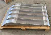 Layar asupan air Coanda hidro Filter parabola kawat Wedge baja tahan karat perawatan air kustom
