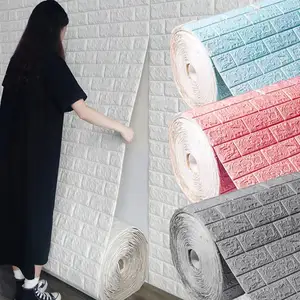 Duvar kağıdı sticker 3d kendinden yapışkanlı duvar kağıtları/duvar kaplama duvar panelleri vinilico autoadhesivo tapiz para pared de papel tapiz