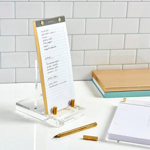 <span class=keywords><strong>Chevalet</strong></span> en acrylique trépied papeterie affichage en acrylique affichage en acrylique transparent <span class=keywords><strong>chevalet</strong></span> avec quincaillerie dorée - Product Image 4