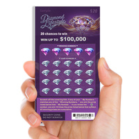 Tarjetas de Rascar de Cartón Serigrafiadas de Alta Seguridad, Boletos de Lotería Personalizados con Holograma de Datos Variables