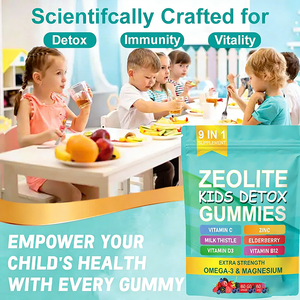 Gomitas <span class=keywords><strong>Detox</strong></span> para Niños con Zeolita 9 en 1, Directo de Fábrica, con Vitaminas <span class=keywords><strong>Omega</strong></span>-<span class=keywords><strong>3</strong></span> para el Apoyo Inmunológico de los Niños, Gomitas <span class=keywords><strong>Detox</strong></span> para Niños con Zeolita - Product Image 4