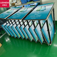 Pantalla Táctil Ultrafina de Pared con Sistema Android, Señalización Digital LCD de Alta Definición para Publicidad