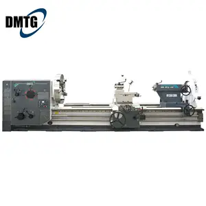 Dmtg máquina de torno de metal, máquina de torno de metal de fabricação cw61160 dalian torno do motor para venda