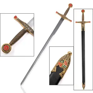 中世纪骑士武器复制品亚瑟王神剑带鞘