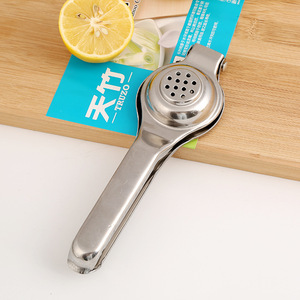Manual Juicer Stainless Steel 2 Piece Handheld Citrus <b>Squeezer</b> For Lemon Orange <b>Juice</b> Making - Product Image 3