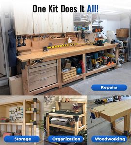 Soporte Triangular de Acero al Carbono de Alta Resistencia con Recubrimiento en Polvo Negro/Blanco para Pérgola, Valla, Poste de Madera, Conexión de Estructura Tubular para Exteriores - Product Image 5