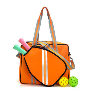 Bolso grande de neopreno para tenis Pickleball, bandolera con cremallera y paletas, bandolera Pickleball Paddle y Paddle - Product Image 2